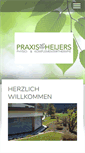 Mobile Screenshot of praxis-heijers.net